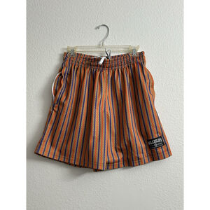 Ball Is Life Basketball Shorts Orange Striped Mens M Pockets Drawstring